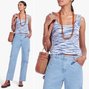 NWT! STAUD Gardenia knit tank top Size Large